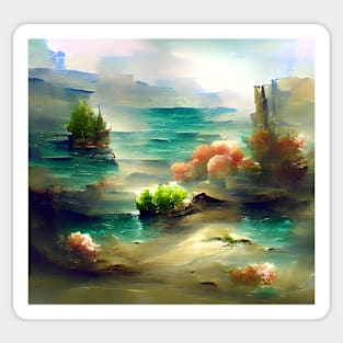 Autumn Sea View Sticker